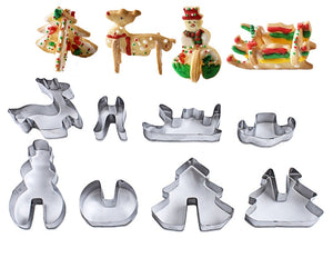 3D Christmas Cookie Cutters-bestdealz26